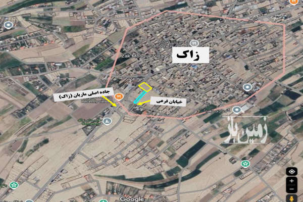 فروش زمین کشاورزی خراسان رضوی ۲۸۳۲ متر مشهد روستای زاک-2