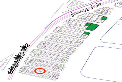 فروش زمین مسکونی آذربایجان غربی ۱۱۲ متر مهاباد بلوار پرستار