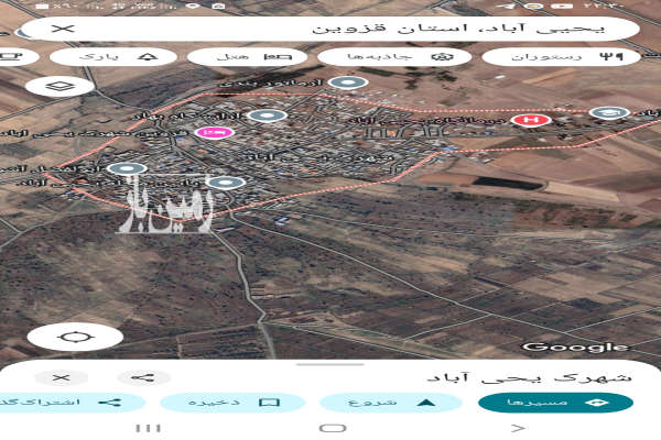 فروش زمین مسکونی قزوین ۲۳۰ متر تاکستان شهرک یحیی اباد-1