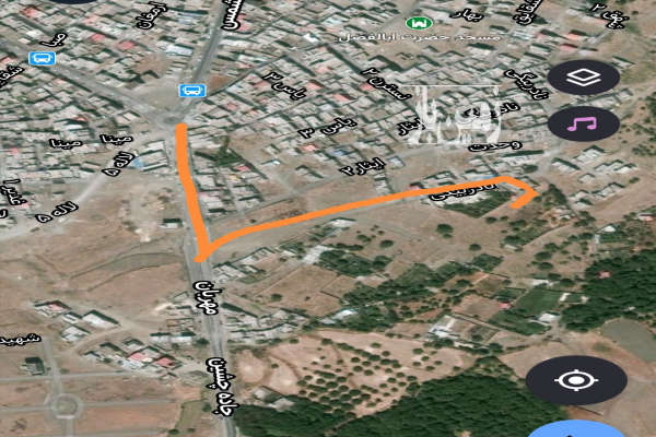فروش زمین مسکونی همدان ۷۲ متر حصار شمسعلی بلوار مهربان-3