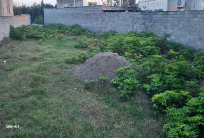 فروش زمین مسکونی شمال ۴۱۳ متر ساری جاده دریا روستای حمیداباد