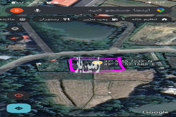 فروش زمین باغ گیلان ۱۲۰۰ متر چوبر روستای کاظم آباد-1