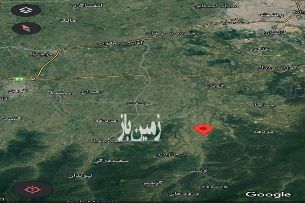فروش زمین باغ گیلان ۱۲۰۰ متر چوبر روستای کاظم آباد-3