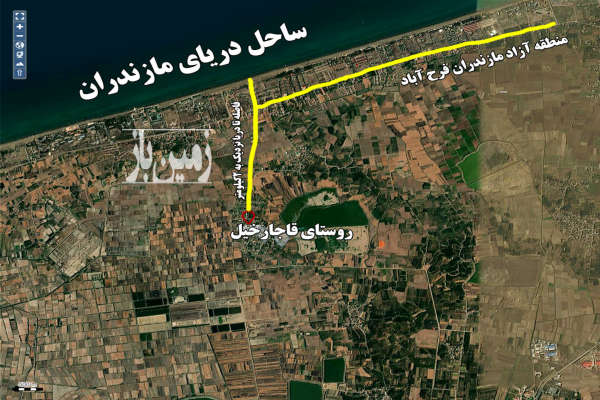 فروش زمین مسکونی شمال ۷۰۰ متر ساری پلاژدریا روستای قاجارخیل-4