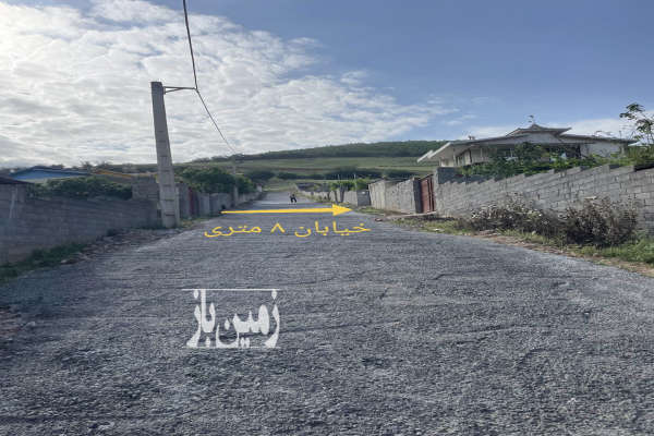 فروش زمین مسکونی شمال ۴۴۲ متر مرزن آباد روستای گرمابک-3