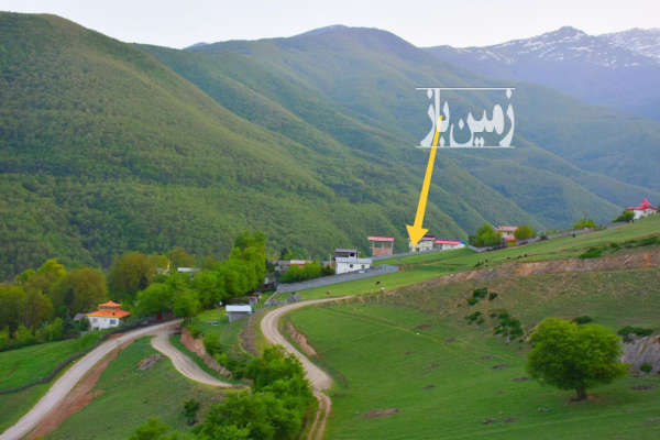 فروش زمین مسکونی شمال ۴۴۲ متر مرزن آباد روستای گرمابک-4