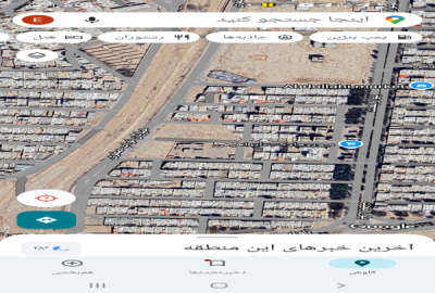فروش زمین مسکونی سمنان ۲۵۰ متر شاهرود کنار کال