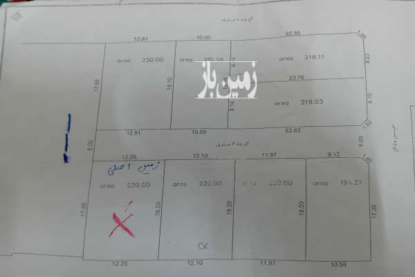 فروش زمین کاشان ۲۲۰ متر محدوده ناجی آباد-2