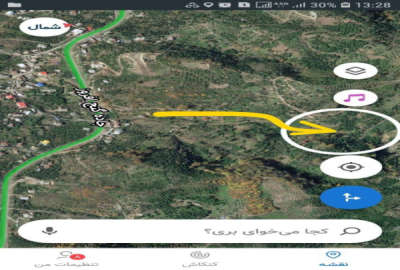 فروش زمین باغ شمال ۱۵۰۰ متر بابل
