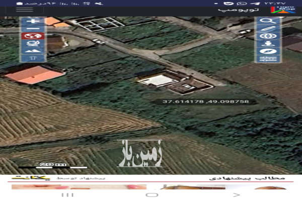 روستای قلم باغ بخش پره سر ۵۵۹ متر زمین رضوان‌ شهر-2