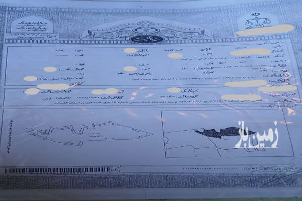 ۳۲۵۰۰ مترمربع زمین کشاورزی دیم محدوده بین روستای تپه نورجان وقولجه تپه-1