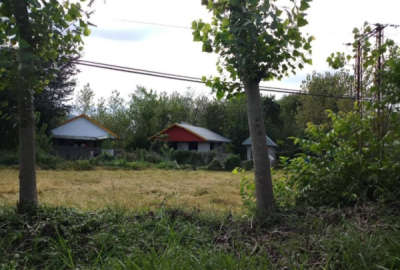 زمین مسکونی ۳۰۰ متری در خشکبیجار روستای ویشکا