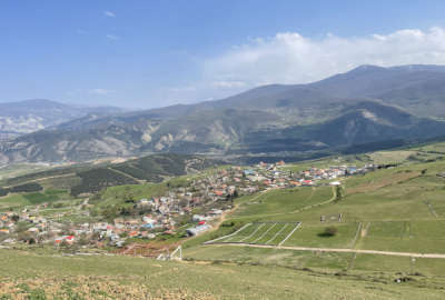 زمین مسکونی روستای کلاک چشم انداز بینظیر بر کل کلاردشت