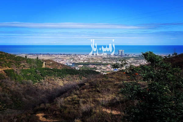 زمين ٣٠٠ مترى مسكونى آماده ساخت دید ابدی دریا روستاى ديسر-1