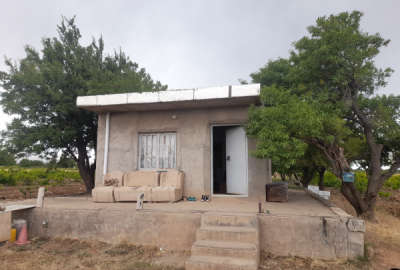 باغ ۱ هکتاری در ابهر با ۱ ساعت آب از موتور خانه
