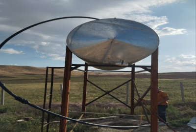 باغ بادام روستای دستجرد علیا ۳۸۰۰ متر