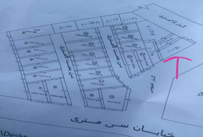 زمین مزروعی پاسداران خیابان فرهنگ ۱۸۰ متر