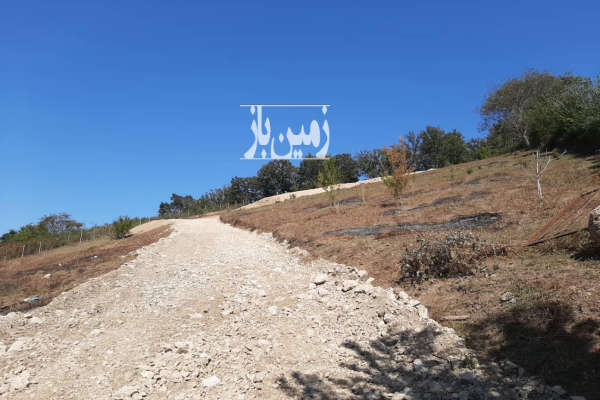 زمین با جواز گردشگری بالای تپه جنب سوادکوه به تهران-1