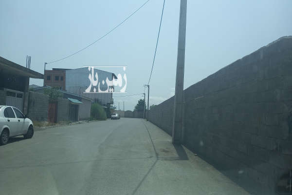 زمین مسکونی ۱۰۰ متری خوش نقشه دو نبش داخل شهر-1
