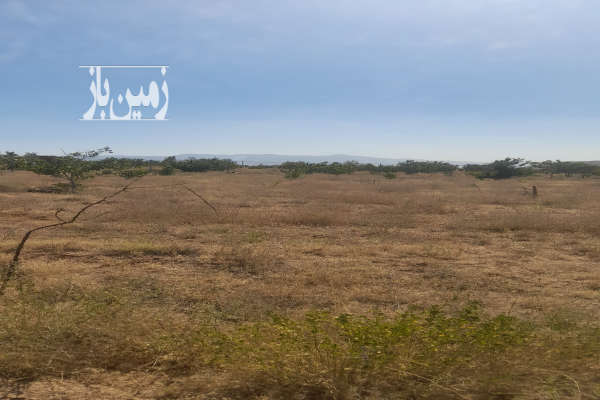 ۱۰۰۰ متر زمین باغی خانمیران فنس کشی شده با ۲۰ دقیقه آب موتور-1