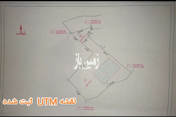 زمین مسکونی ییلاق دوهزار دارای پروانه ساخت میانکوه سادات-2