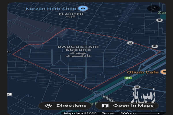 زمین مسکونی شهرک دادگستری کرمانشاه ۱۶۰ متر-1