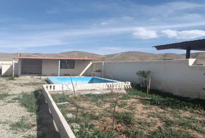 زمین چهار دیواری به مساحت ۵۰۰ با بنا روستای گرمابسرد