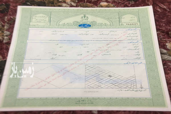 زمین باغی زراعی باسندتک برگ جنب اتوبان قزوین/زنجان-1