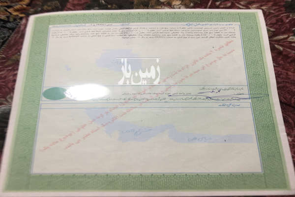 زمین باغی زراعی باسندتک برگ جنب اتوبان قزوین/زنجان-2