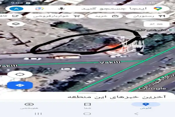 زمین مسکونی تجاری به متراژ ۱۱۷۰ در بلوار باهنر - تصویر 1