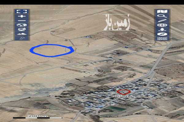 زمین مناسب گلخانه ۱۱۰۰۰ متر روستای جمال اباد-1