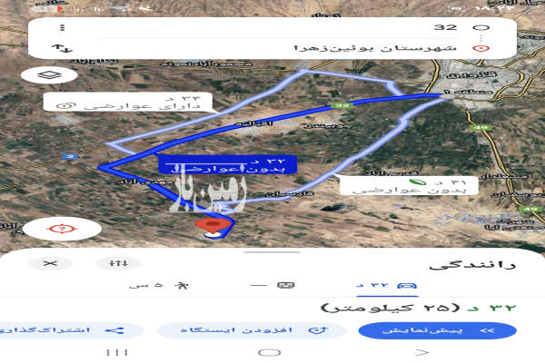 زمین ۶۰۰ متری اطراف قزوین داخل روستا-4