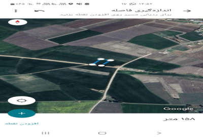 زمین کشاورزی برای باغ روستای ایگدر سفلی ۸۰۰ متر