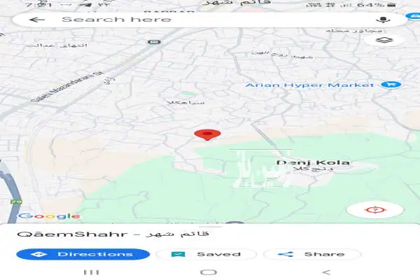 زمین در روستای دنجکلا قائم شهر خیابان تهران ۳۶۰ متری - تصویر 2