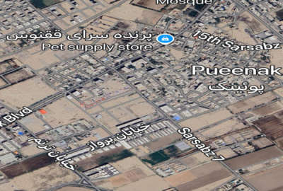 زمین مسکونی در باقرآباد پویینک شمالی ۲۷۵ متر