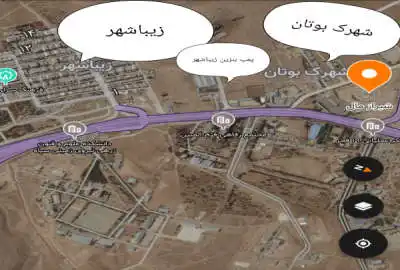زمین ۱۲۰متر شهرک بوتان کنار شیرازمال درحال ساخت