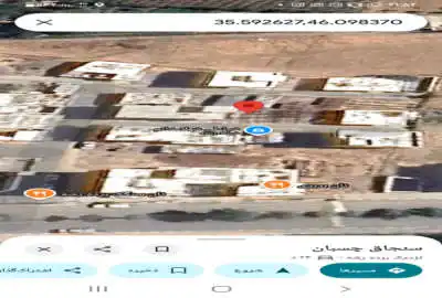 زمین مسکونی برده رشه ۹۶ متر