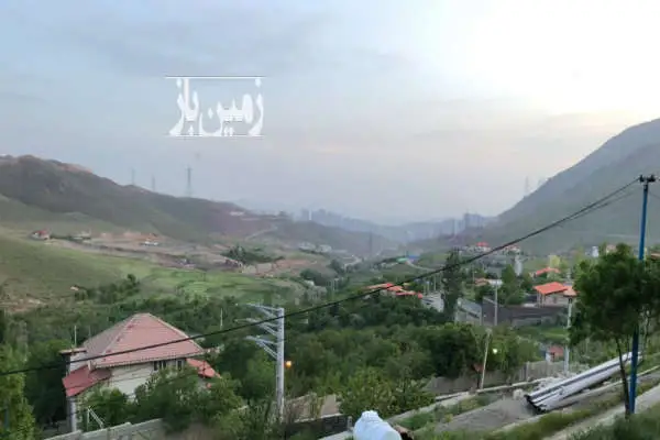زمین ۲۰۰ متری آب برق گاز با سند مناسب ویلا در پورزند - تصویر 1