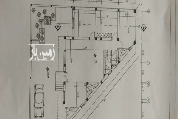 زمین ۲۵۰ متری خیابان رضوان جهرم دو کله - تصویر 3