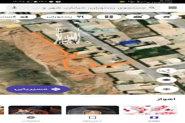 زمین کلنگی وسط اهواز کوی الصافی داخل کوچه ۲۰۰ متر - تصویر 1