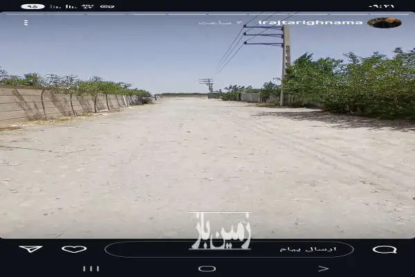 زمین چهاردیواری به متراژ ۵۰۰ خوشنام خیابان باران - تصویر 1