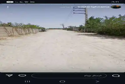 زمین چهاردیواری به متراژ ۵۰۰ خوشنام خیابان باران