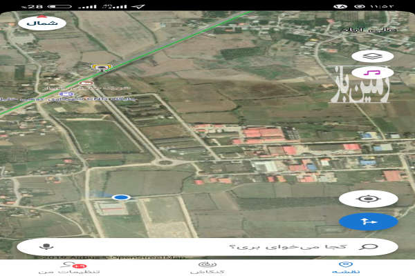 زمین کشاورزی ۱۰۰۰ متر در کوهی خیل شهرک صنعتی-2