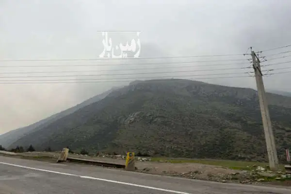زمین بر جاده چالوس قبل از مرزن آباد ۱۰۰۰ متر مناسب تجاری - تصویر 2