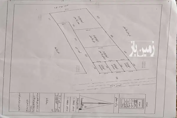 فروش زمین ۴۱۲ متر صنعتی در روستای گل خیل - تصویر 4