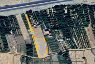 ۱۶۶۶ زمین باغ فروشی روستای اریکان روبروی شهرک صنعتی