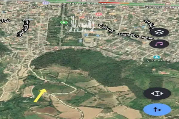 ۶۰۰۰ متر زمین مناسب تاسیس بوم گردی در بهشهر مازندران - تصویر 2