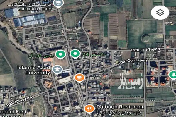 زمین مسکونی ۳۱۱ متر سنددار دانشگاه آزاد - تصویر 2
