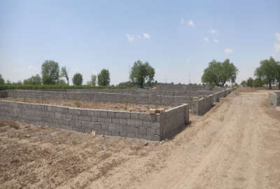 زمین کشاورزی چهار دیواری مناسب سرمایه گذاری شریف آباد روستای کلین
