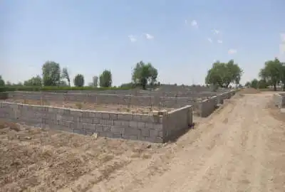 زمین کشاورزی چهار دیواری مناسب سرمایه گذاری شریف آباد روستای کلین